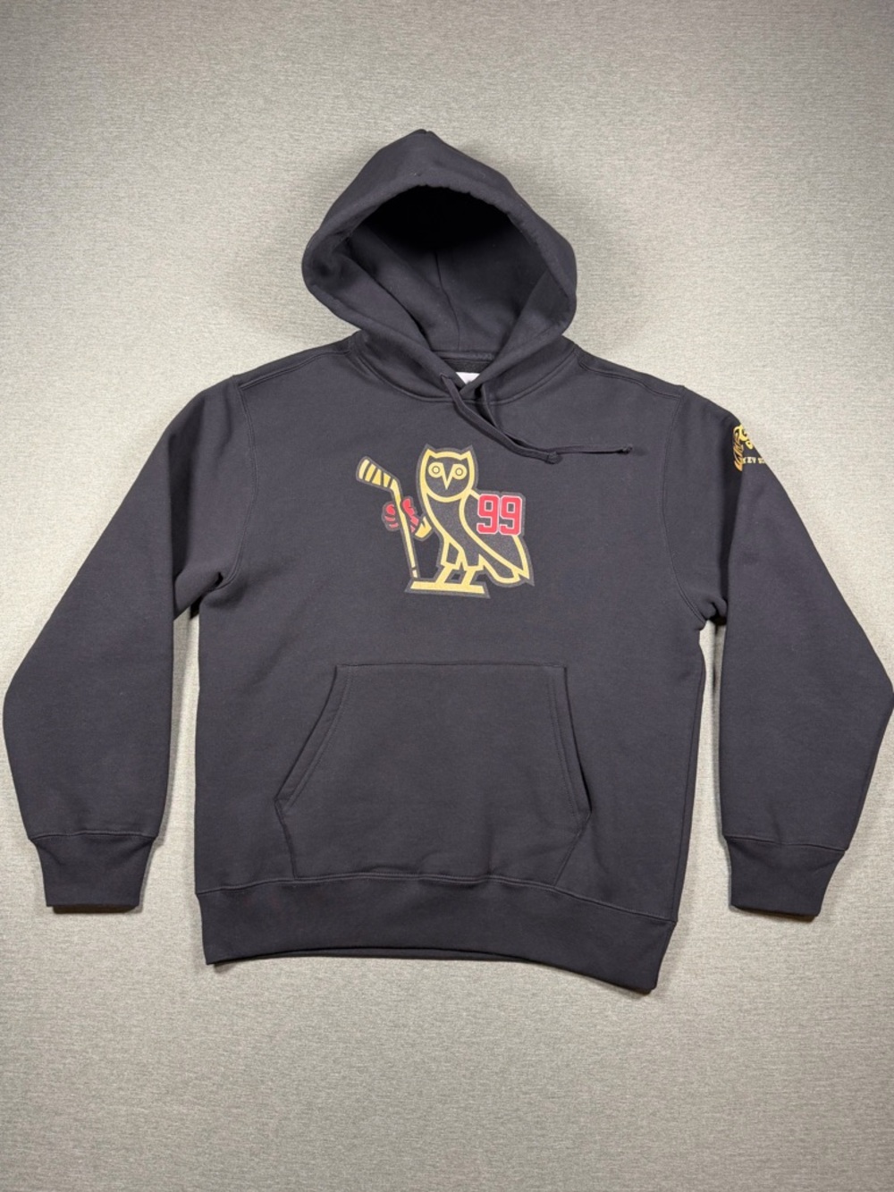 OVO x GRETZKY HOODIE SCHOOL HOODIE - BLACK